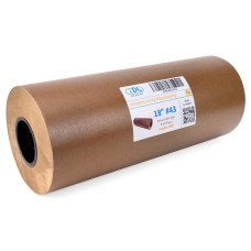 18" x 900' Brown Roll of Wet Wax Paper with Extra Mositure Resistance